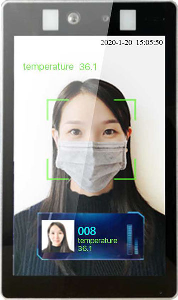 creamol face recognize & temperature detection camera